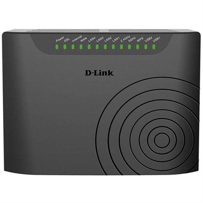 تصویر مودم-روتر +ADSL2 بی‌سیم و دو باند دی-لینک مدل DSL-2877AL