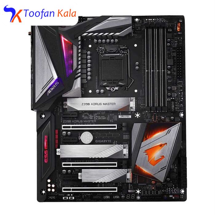 تصویر مادربرد گیگابایت مدل  Z390  AORUS  MASTER