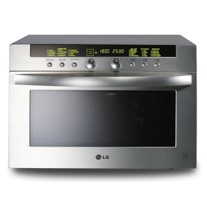 تصویر مایکروفر رومیزی ال جی نقره ای. مدل MS97TCR 