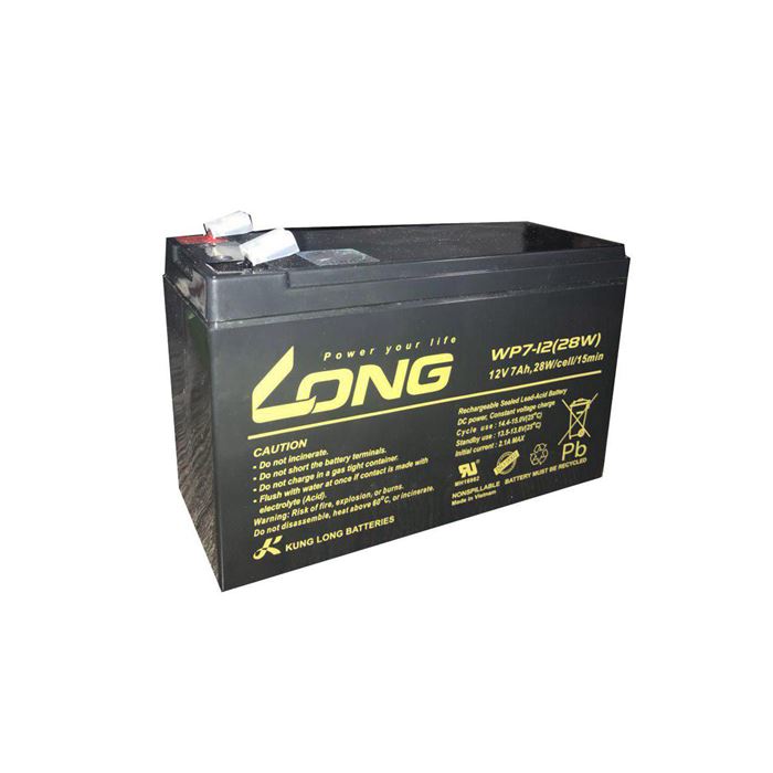 تصویر باتری12 ولت 7 آمپر لانگ مدل LO12-7