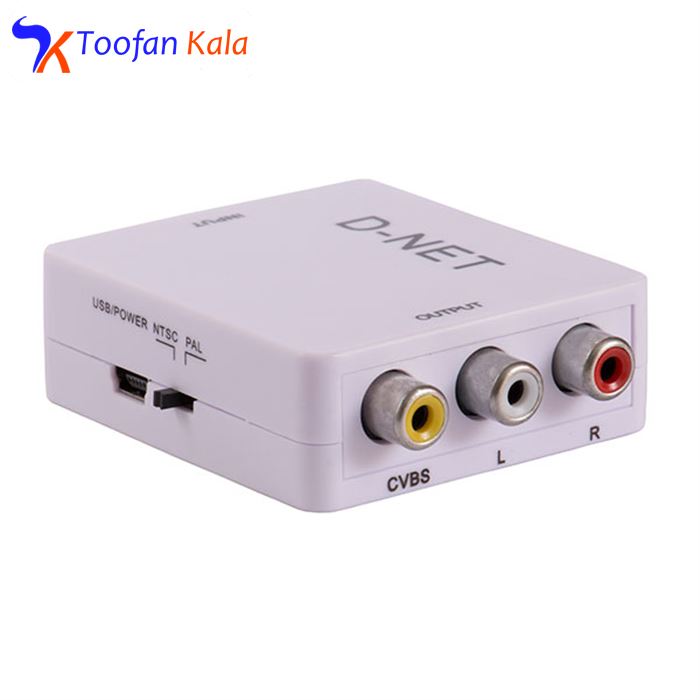 تصویر مبدل HDMI به AV دی نت مدل HDV-M610