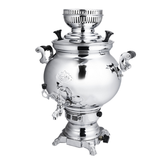 تصویر سماور گازسوز 8 لیتری پیلوت دار سهند سیمین alinasaab