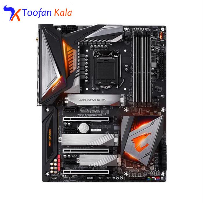 تصویر مادربرد گیگابایت مدل z390 aorus ultra