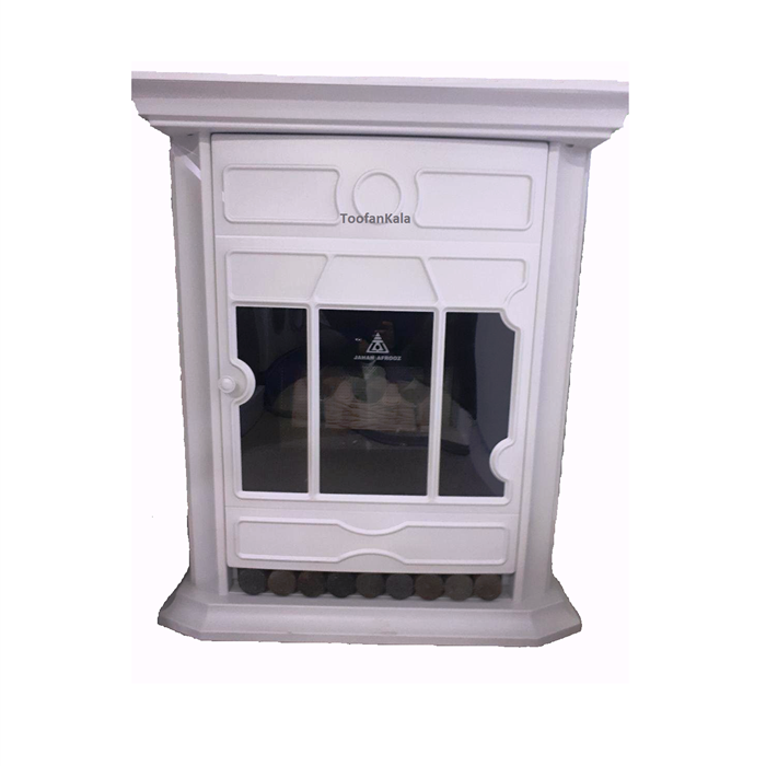 تصویر بخاری جهان افروز وودکس سفید مدل 350 Jahan Afrooz WOODEX jcf 