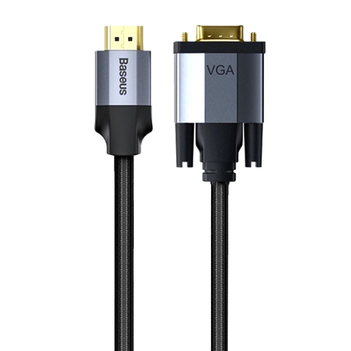 تصویر کابل تبدیل HDMI به VGA باسئوس مدل CAKSX-K طول 2 متر