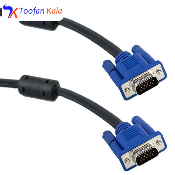 تصویر کابل VGA گریت مدل High Quality طول 10 متر