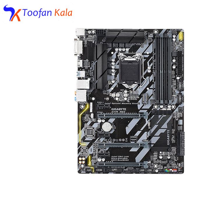 تصویر مادربرد گیگابایت مدل Z370 HD3 (rev. 1.0)  GIGABYTE Z370 HD3 (rev. 1.0) Motherboard