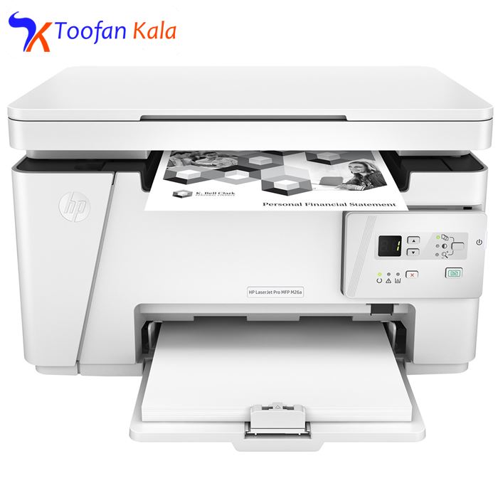 تصویر پرینتر چندکاره لیزری اچ پی مدل LaserJet Pro MFP M 26a