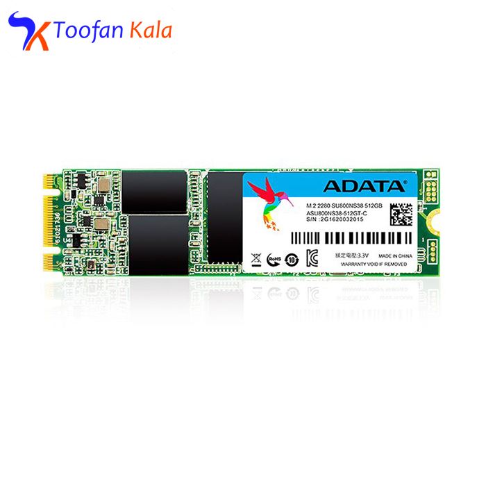 تصویر حافظه SSD ای دیتا مدل SU800 ظرفیت 512 گیگابایت