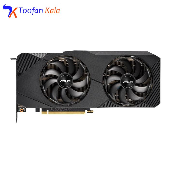 تصویر کارت گرافیک ایسوس مدل DUAL-RTX2070S-O8G-EVO