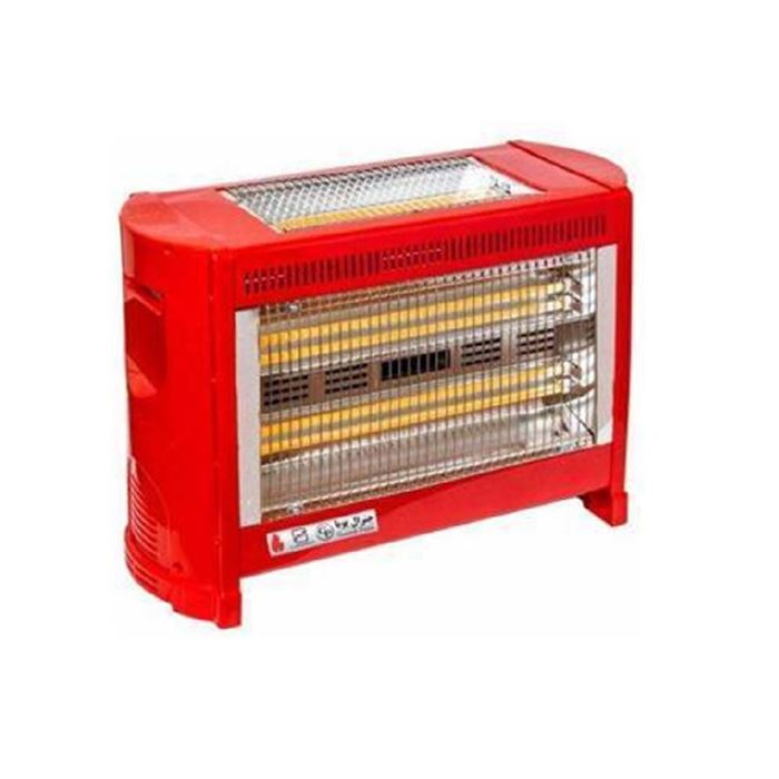 تصویر بخاری برقی فن دار جنرال پویا قرمز. مدل GP-F2200