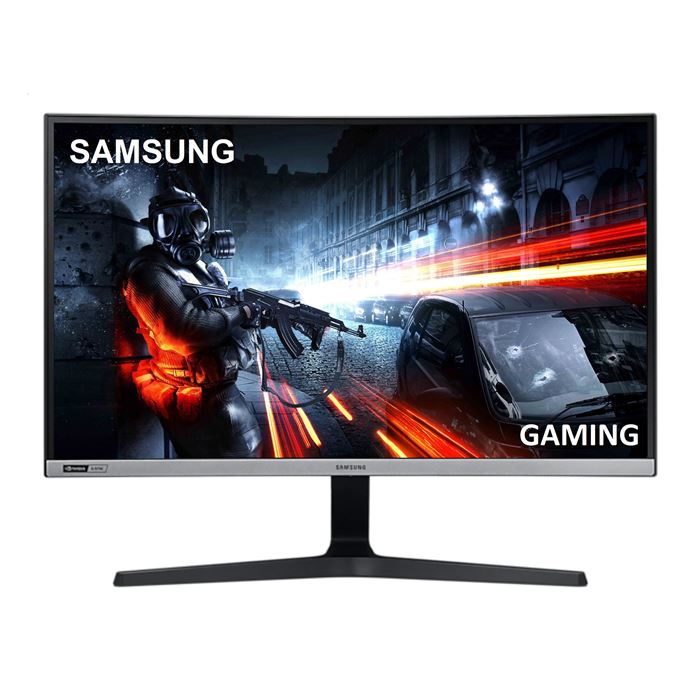 تصویر مانیتور خمیده سامسونگ مدل LC27RG50FQ-M سایز 27 اینچ