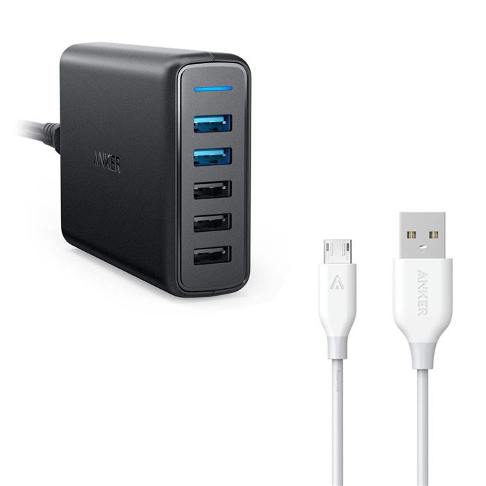 تصویر شارژر رومیزی انکر مدل A2054 PowerPort Speed 5