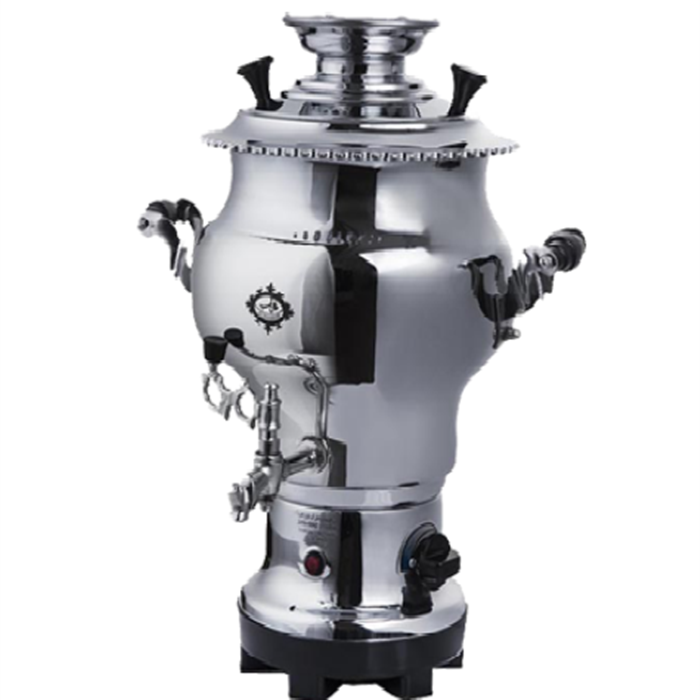 تصویر سماور برقی 7 لیتری ترموستات دار سیلور  alinasaab