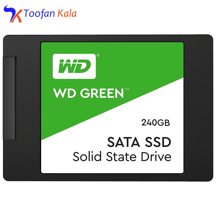 تصویر اس اس دی اینترنال وسترن دیجیتال مدل Green WDS240G2G0A ظرفیت 240 گیگابایت